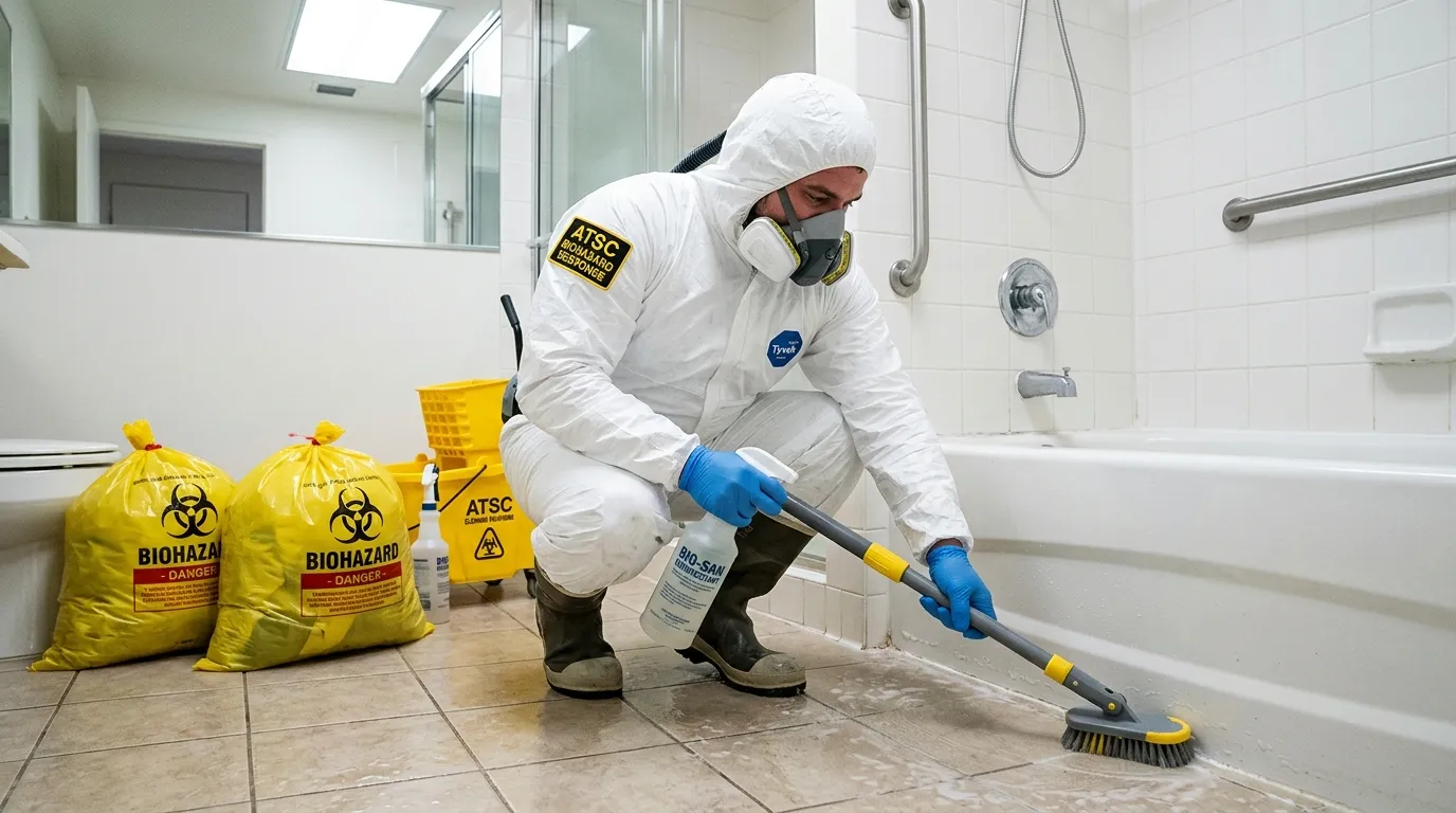 Decontamination equipment deployed for Blood Cleanup in Old Jamestown